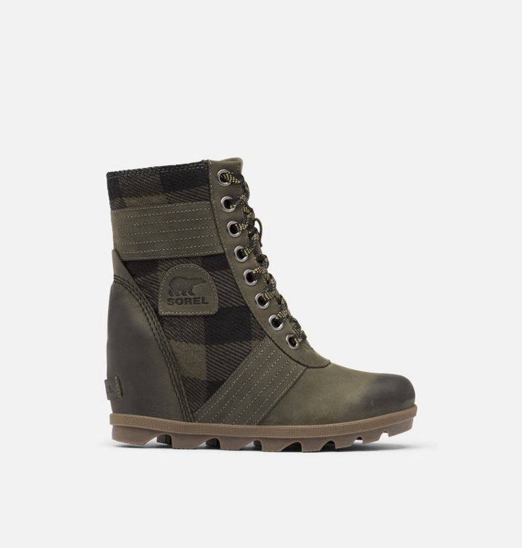 Womens Wedges Deep Green - Sorel Lexie™ Boot - 235-HIUYMV